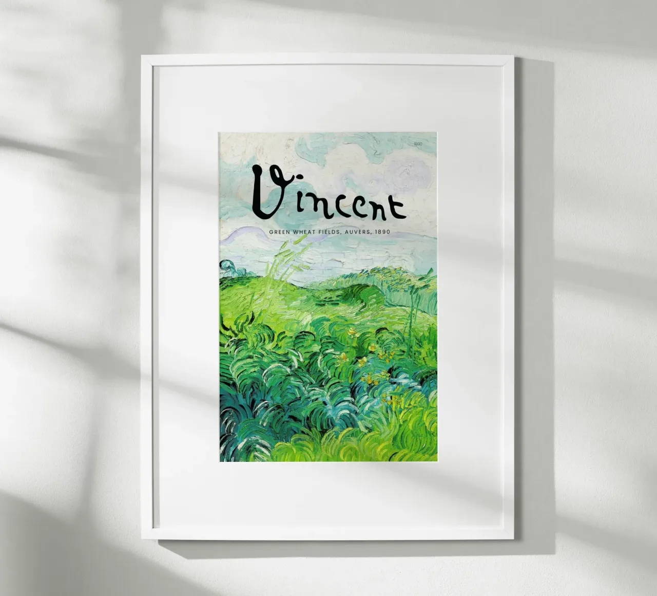 Signed, Vincent – Green Wheat Fields carta hahnemühle da Vintage by JUNIQE