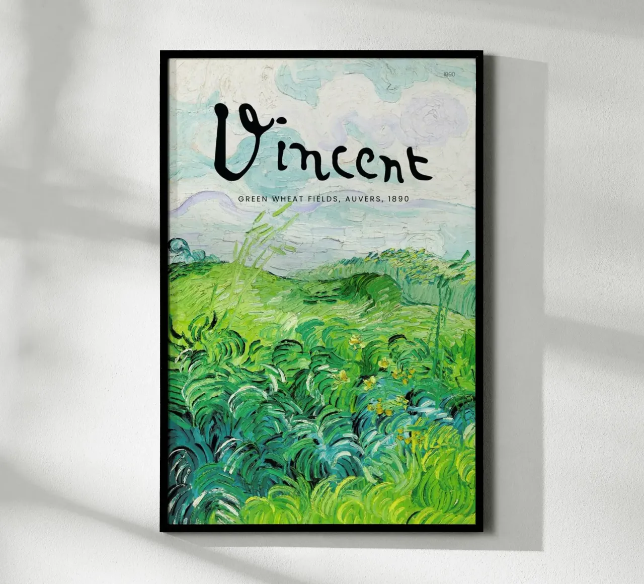 Signed, Vincent – Green Wheat Fields carta hahnemühle da Vintage by JUNIQE