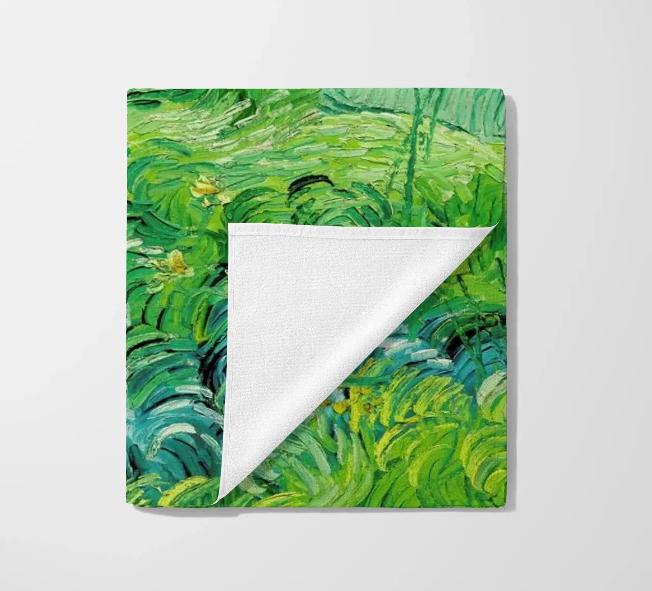 Signed, Vincent – Green Wheat Fields telo mare da Vintage by JUNIQE