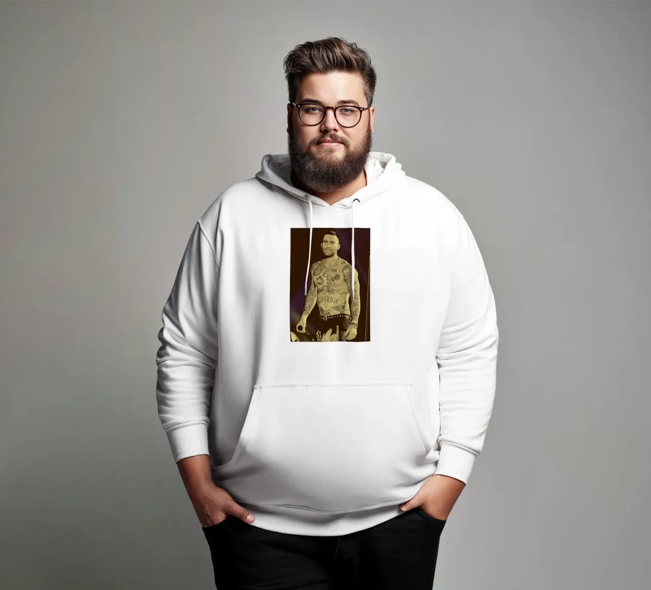 Levine in movimento felpa con cappuccio da singpentinksale