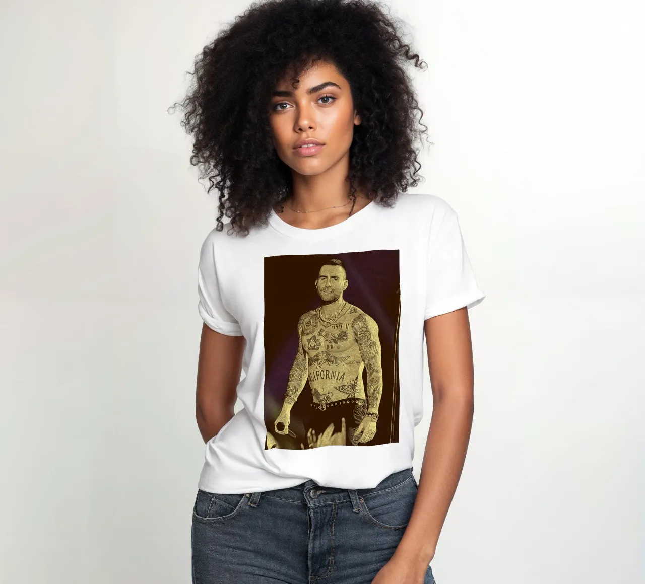 Levine in beweging dames t-shirt getailleerd van singpentinksale