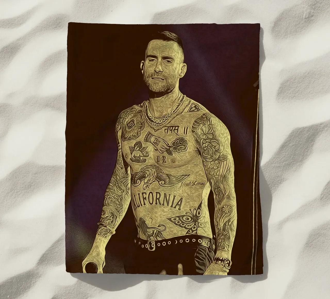 Levine in movimento telo mare da singpentinksale