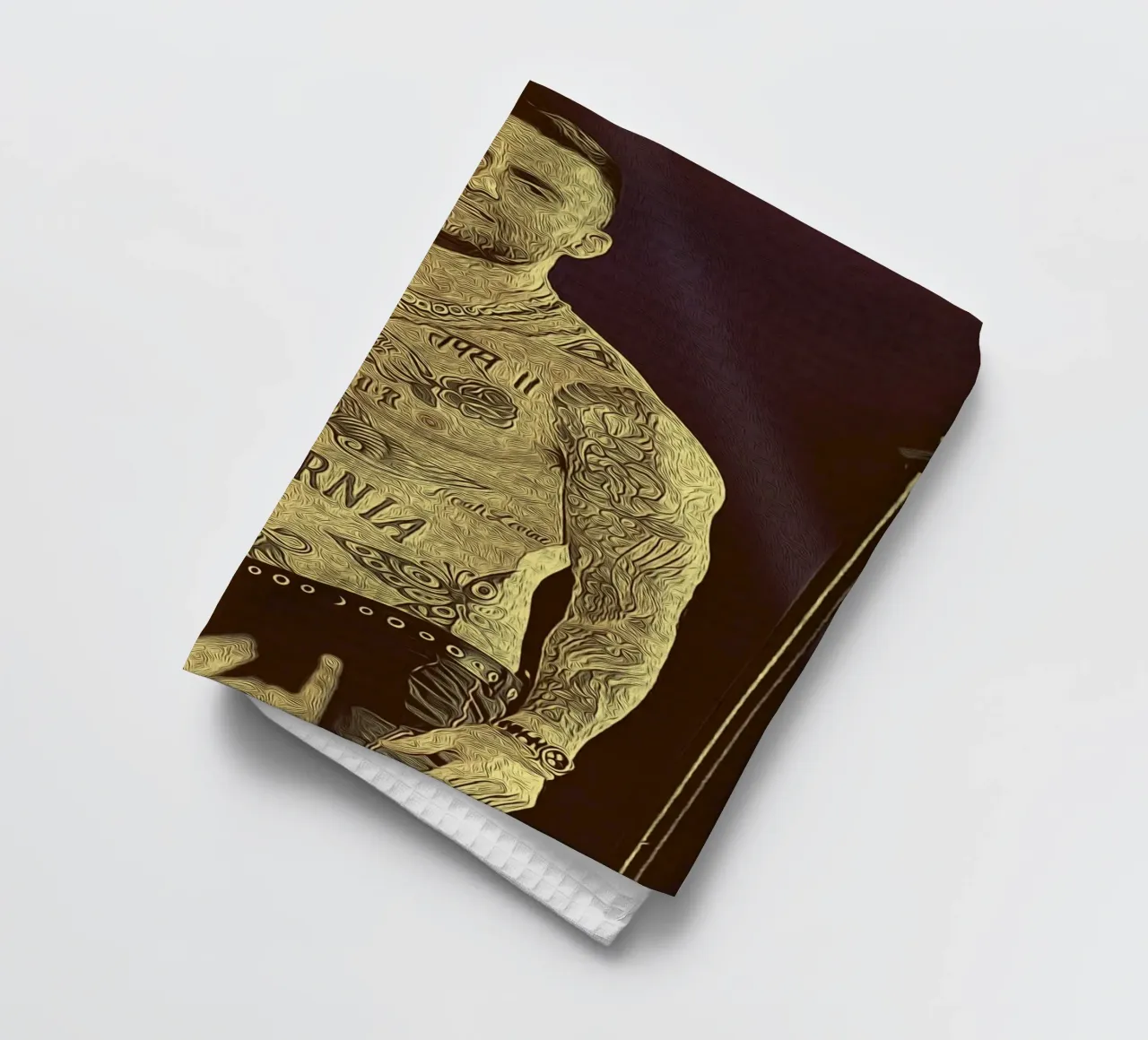 Levine in Motion tea towel by singpentinksale