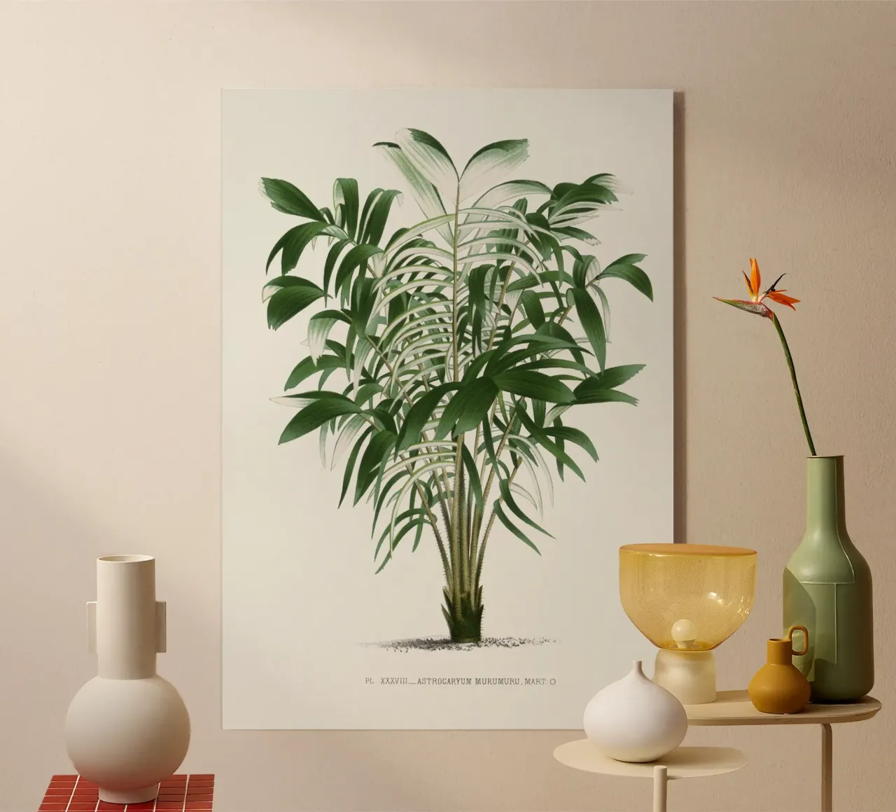 tree illustration plexiglass da vintageshop