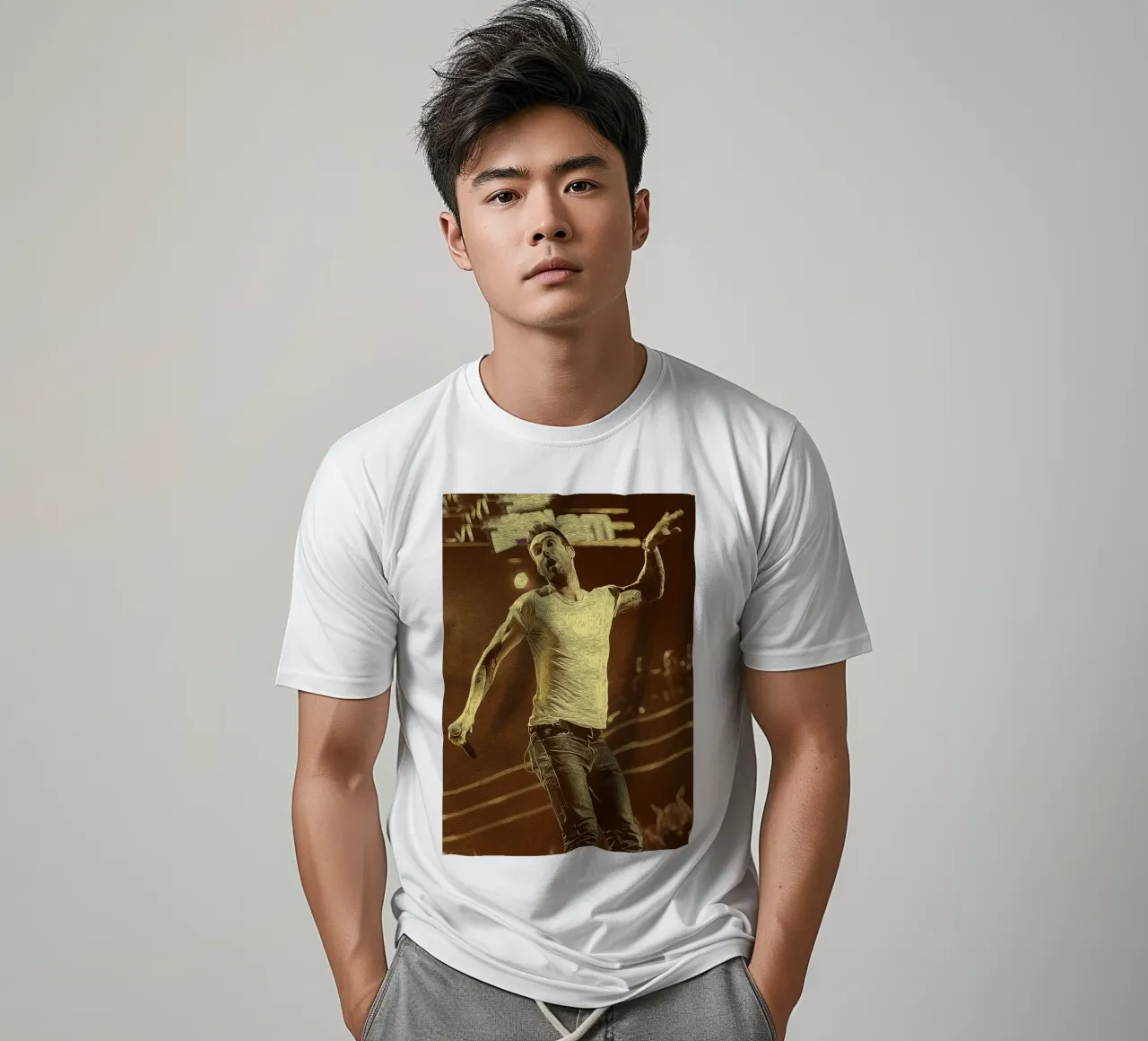 Le mani sul microfono t-shirt da singpentinksale
