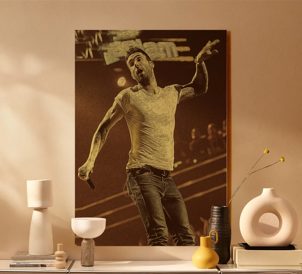 Le mani sul microfono plexiglass da singpentinksale
