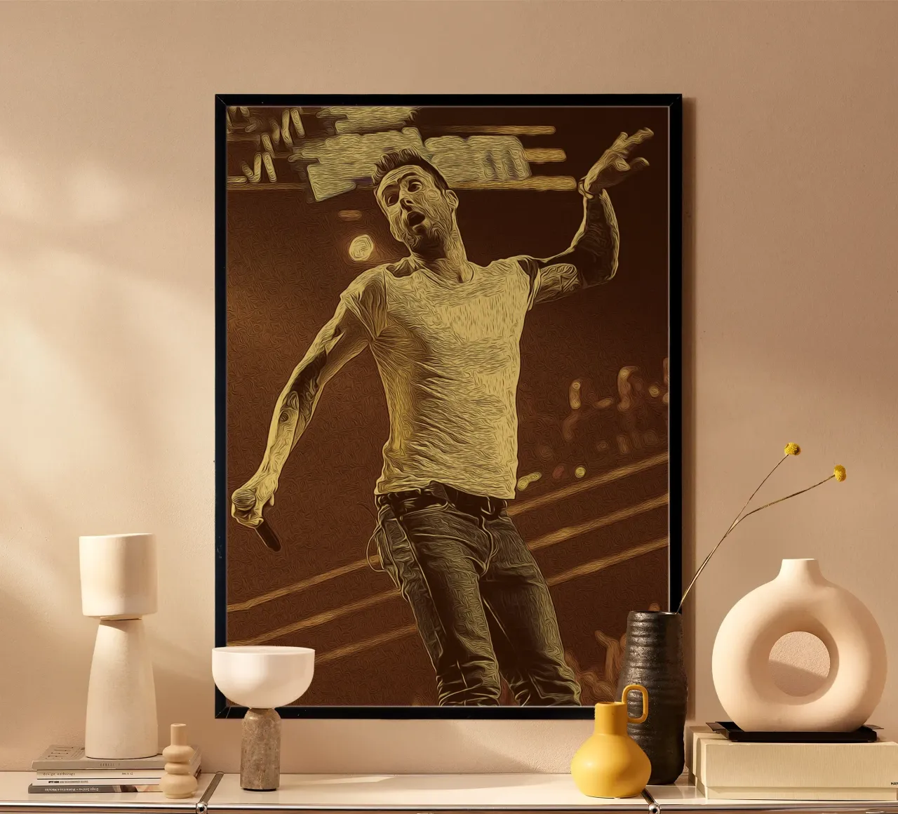 Le mani sul microfono poster da singpentinksale