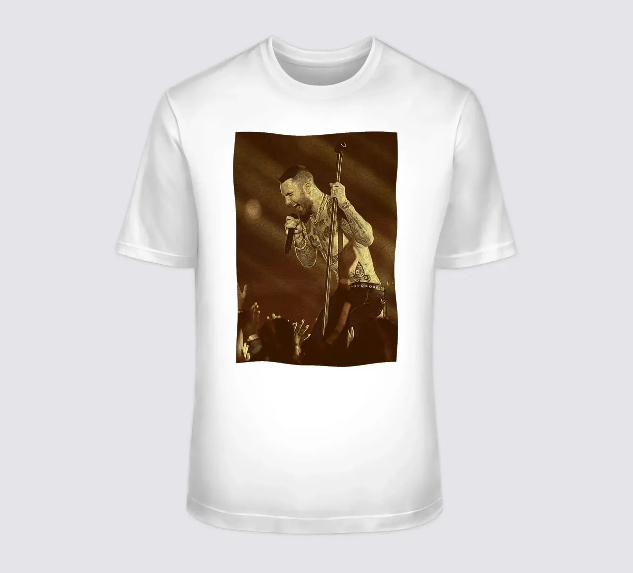 Starburst retrò t-shirt da singpentinksale