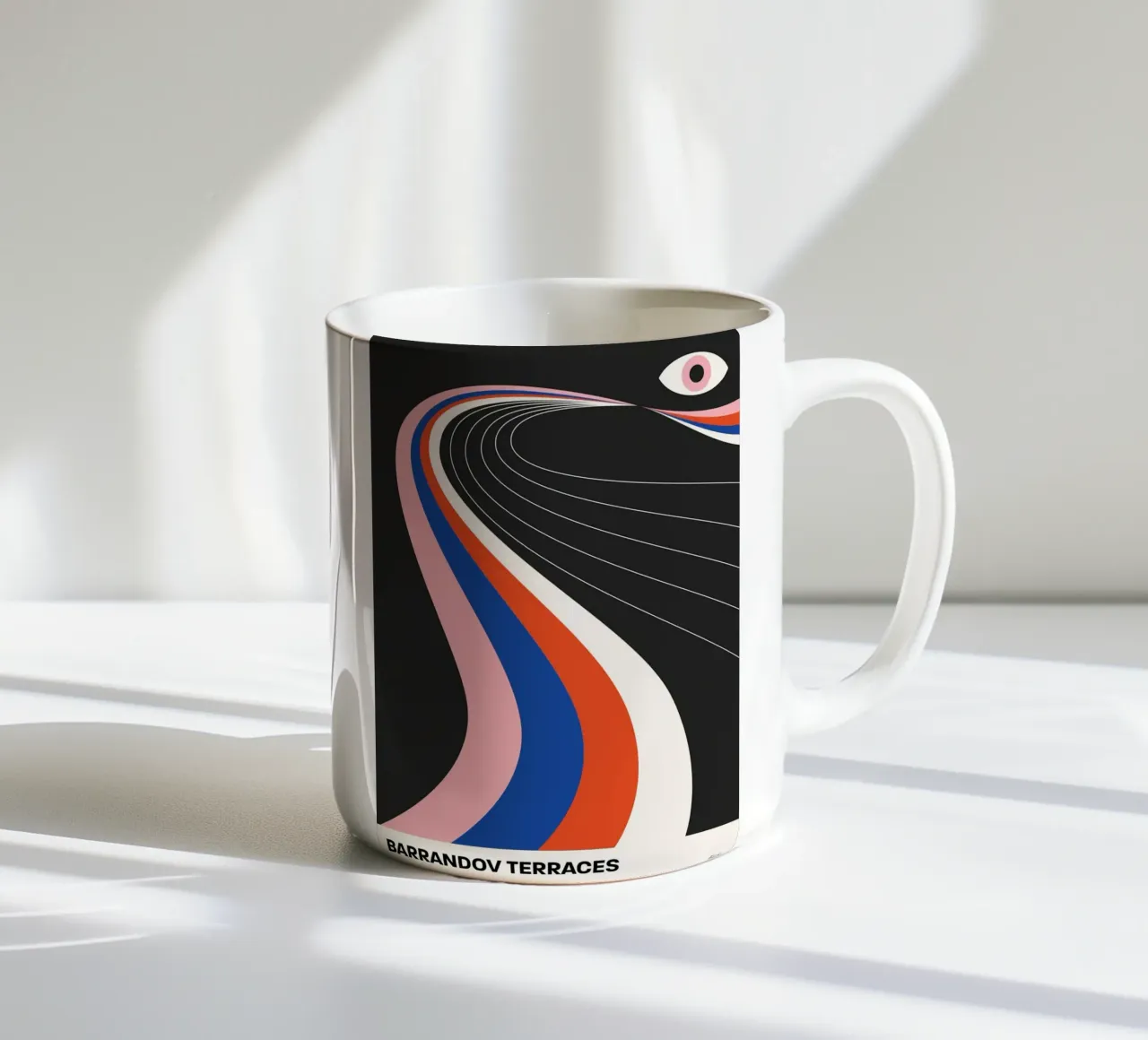 Terrazze Barrandov tazza in ceramica da Zoe shop