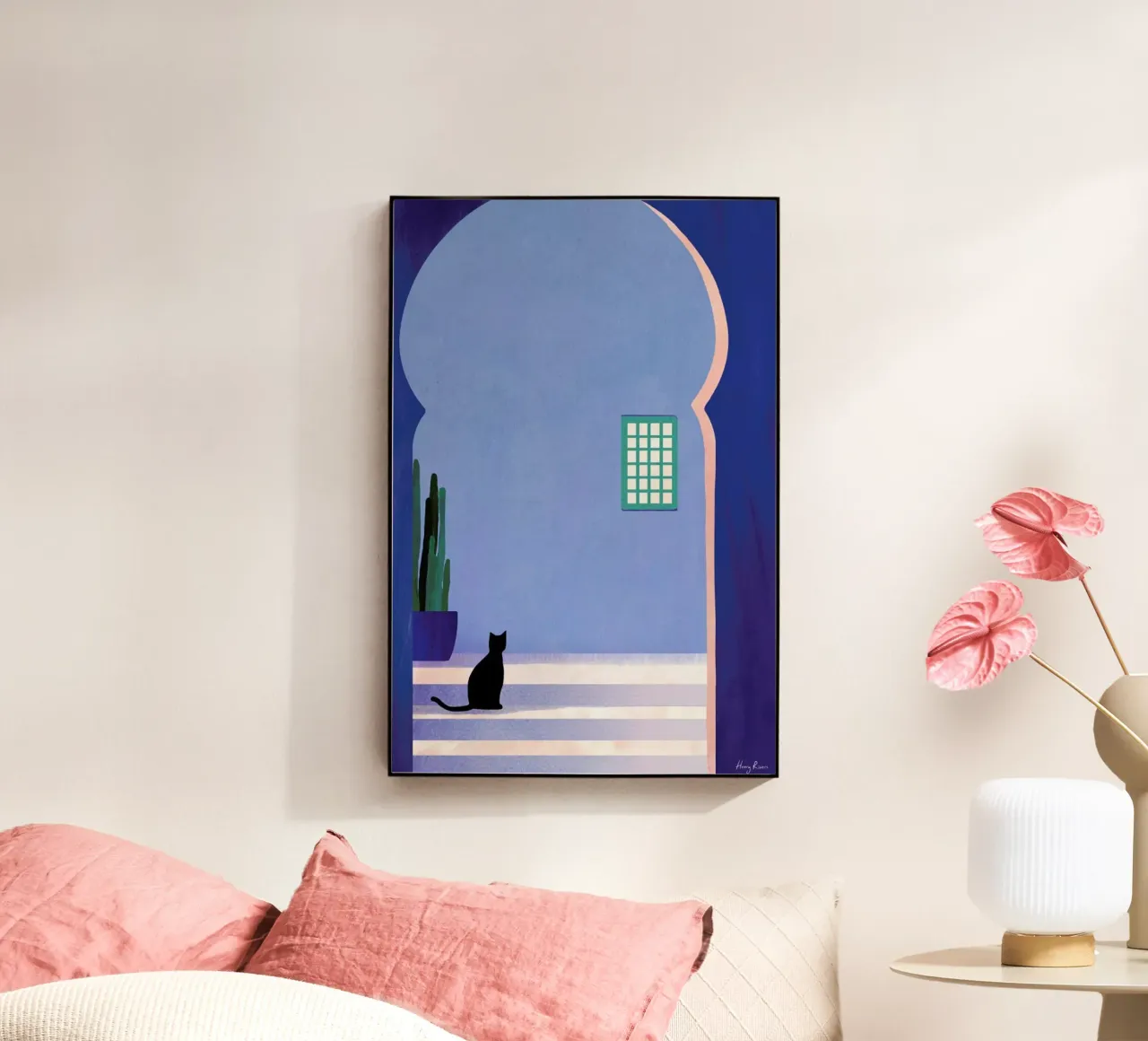 Cat in Morocco plexiglass da Henry Rivers