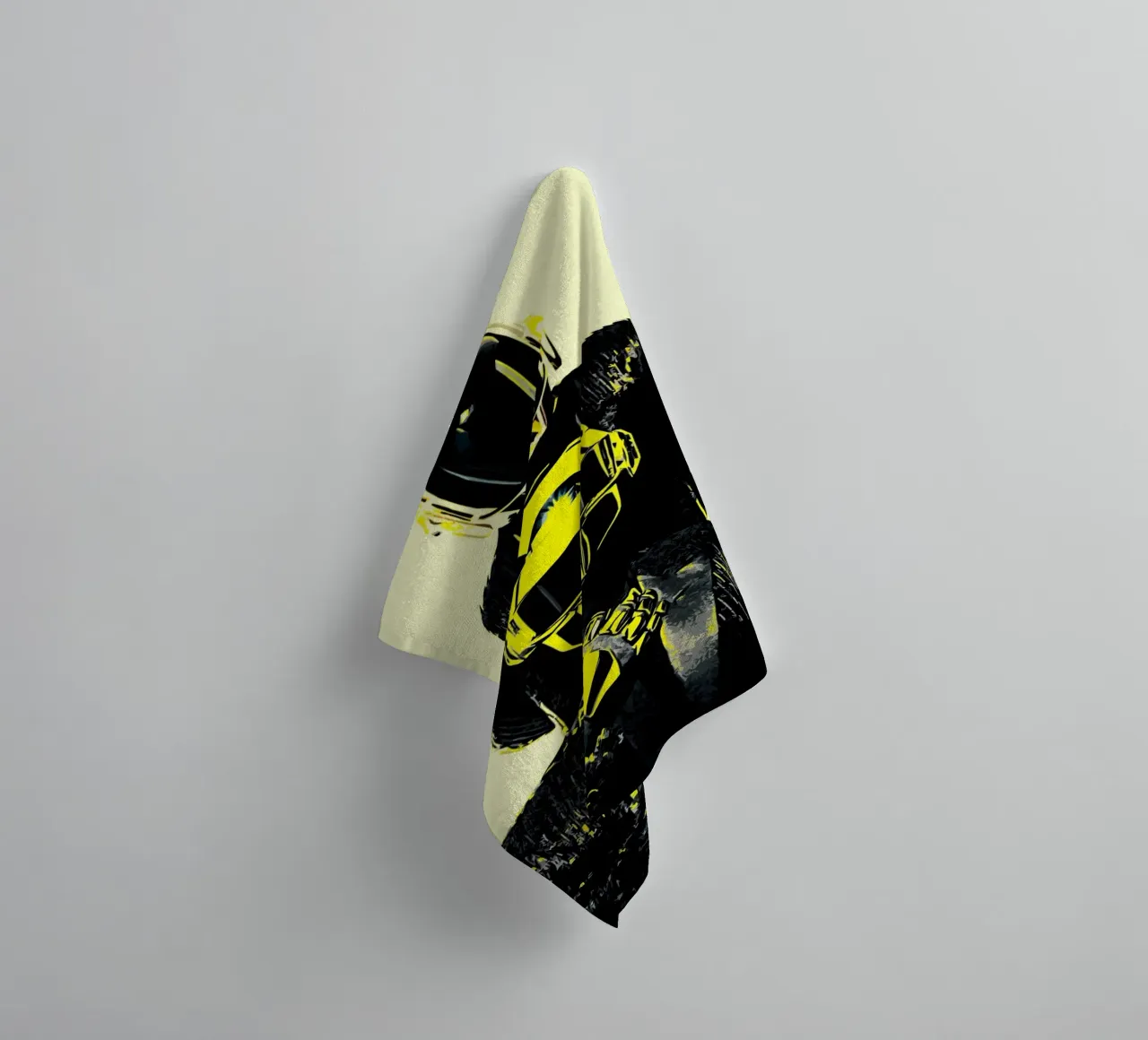 Daft Punk gouden kunst badhanddoek van music soul