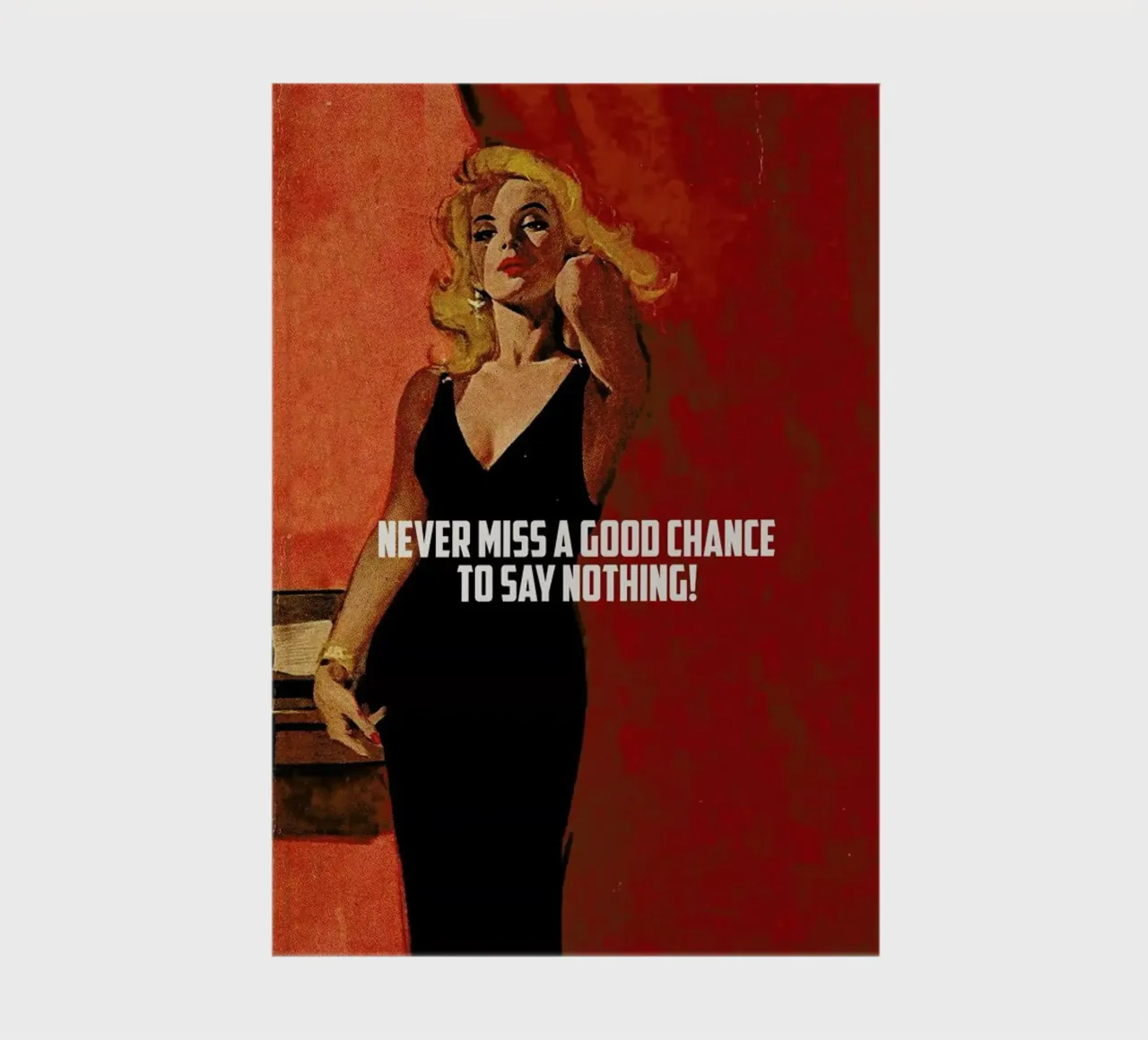 Never Miss A Good Chance diario da Gallery Print and Art Limited