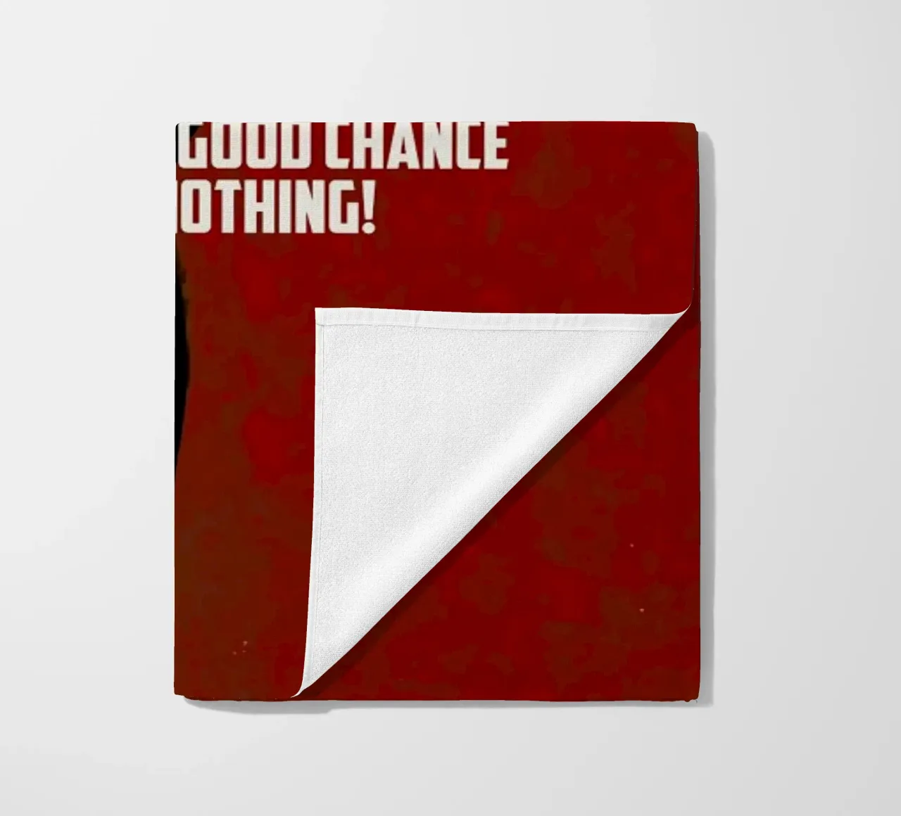 Never Miss A Good Chance beach towel by Gallery Print and Art Limited