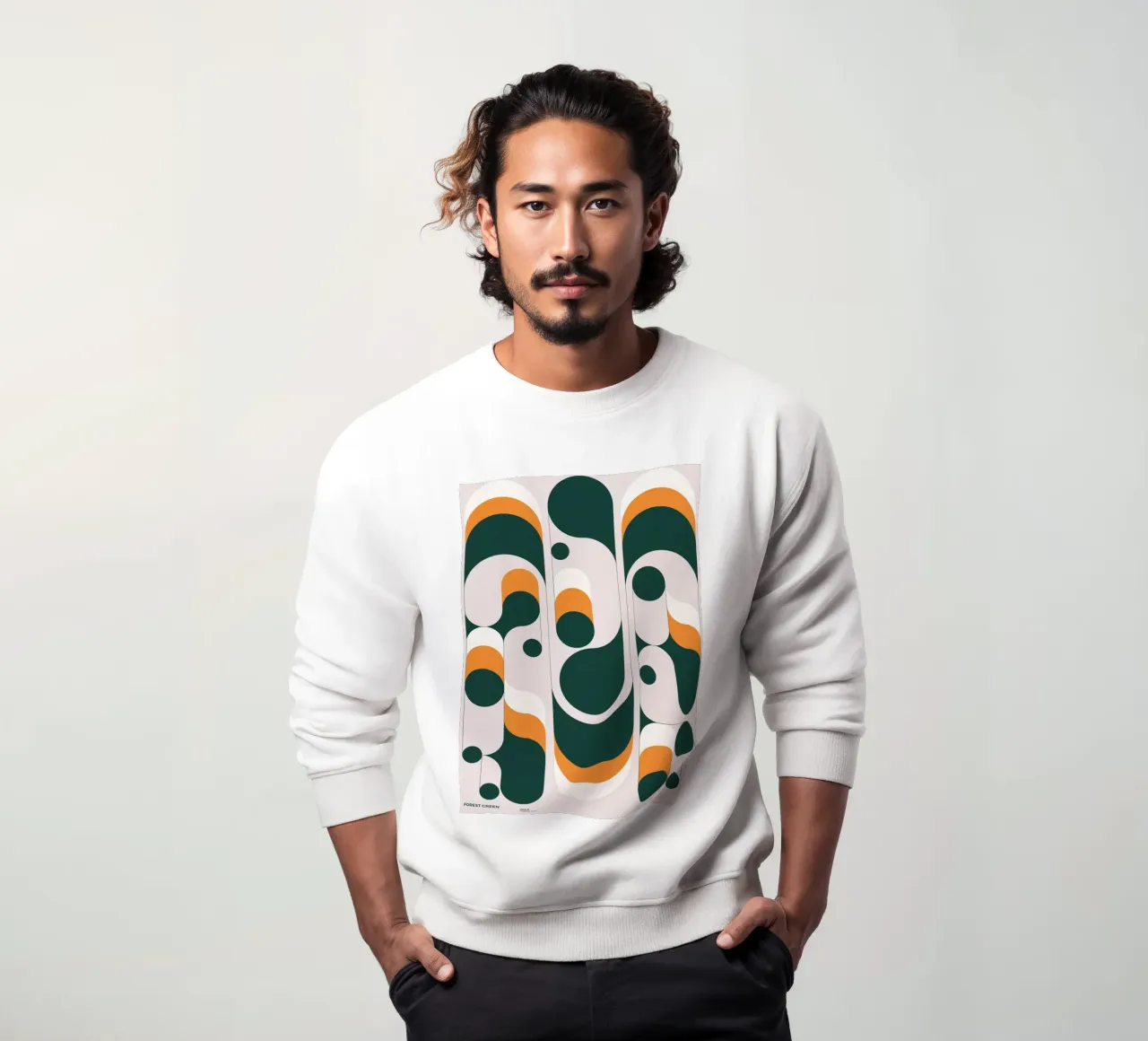 Verde foresta felpa da Zoe shop