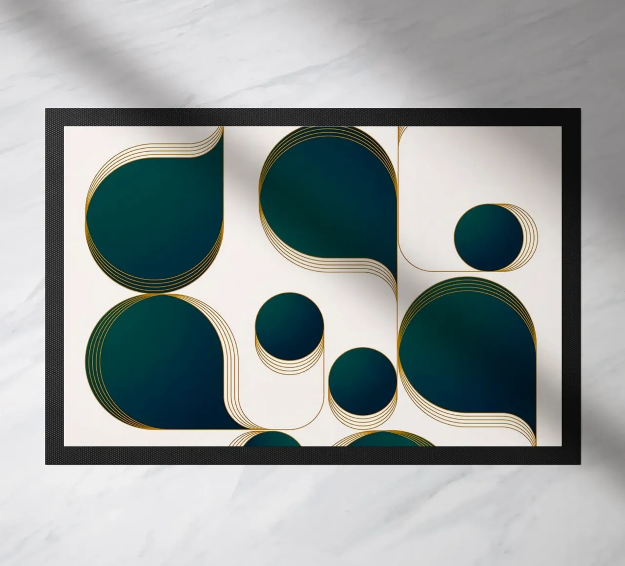 Golden Strings doormat by Zoe shop