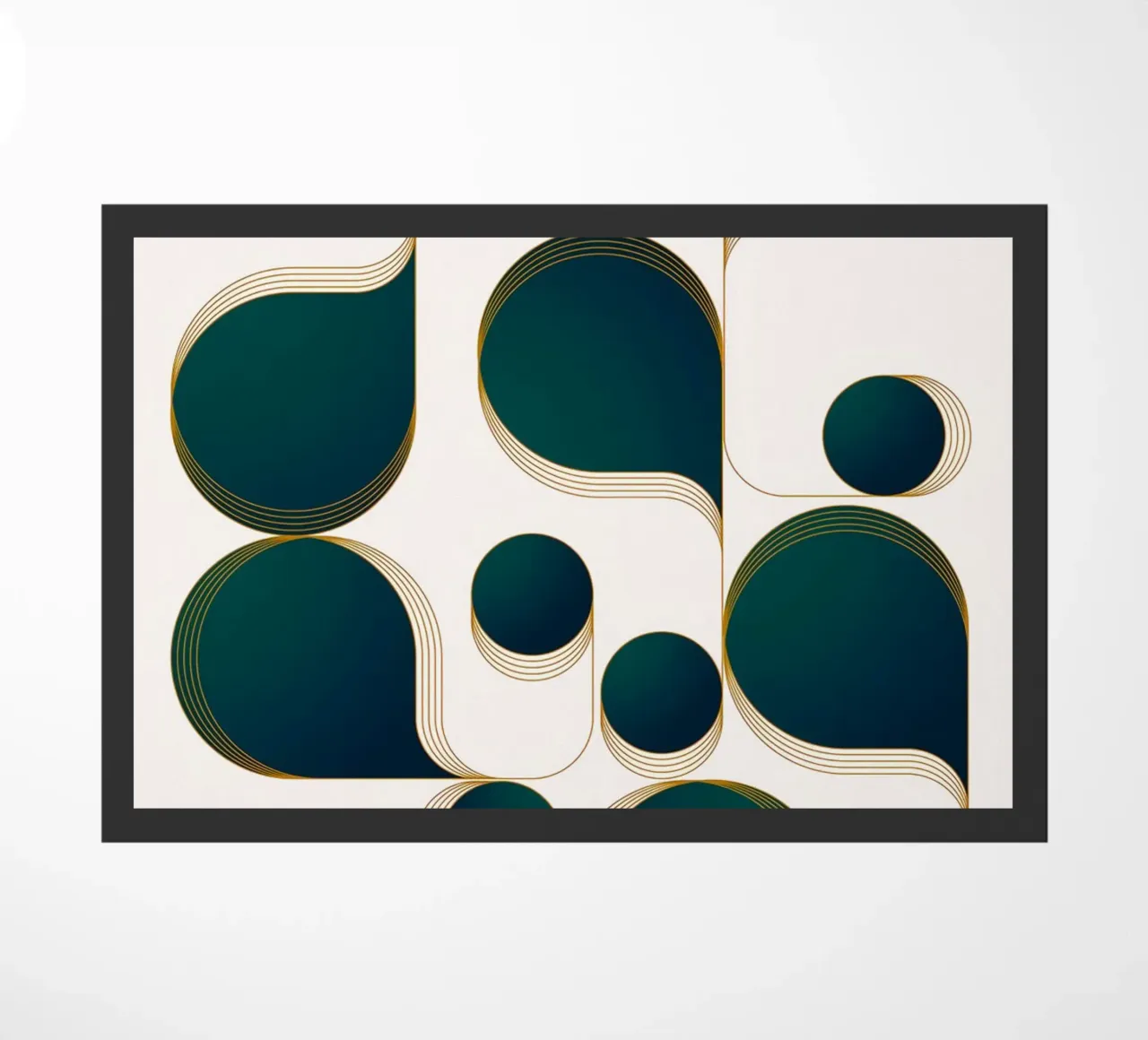 Golden Strings doormat by Zoe shop
