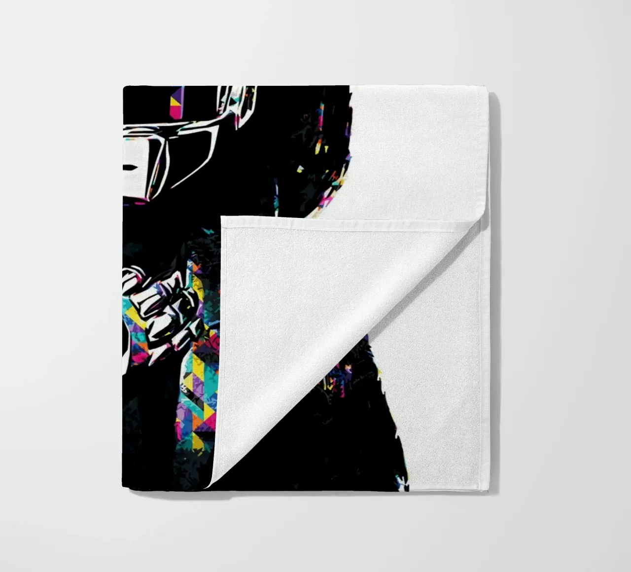 Daft Punk ful lcolor Art beach towel by music soul