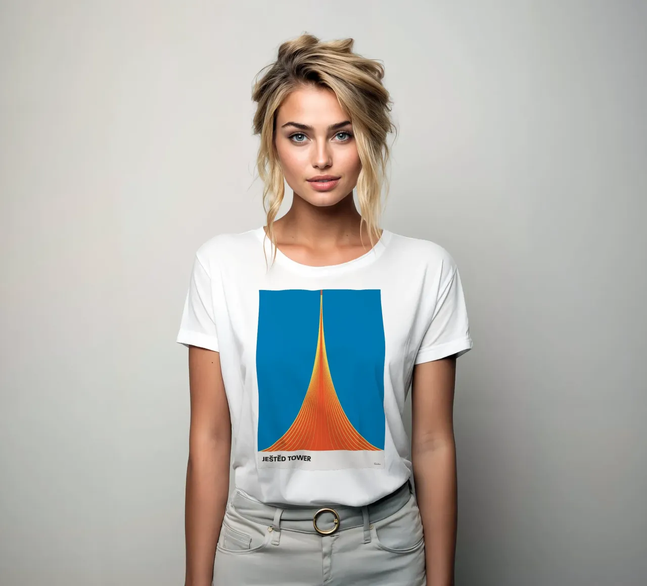 Torre di Jested t-shirt da donna da Zoe shop
