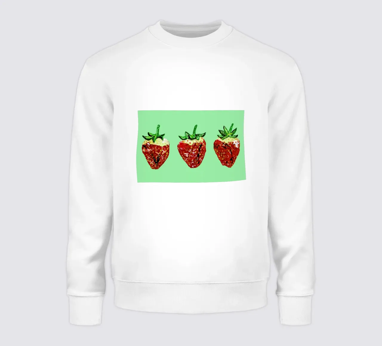 Strawberries felpa da Alice Straker