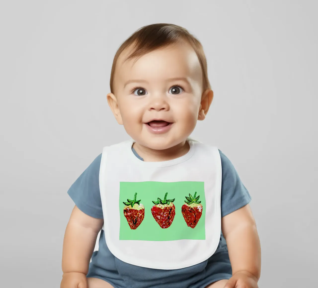 Strawberries bavaglino da Alice Straker