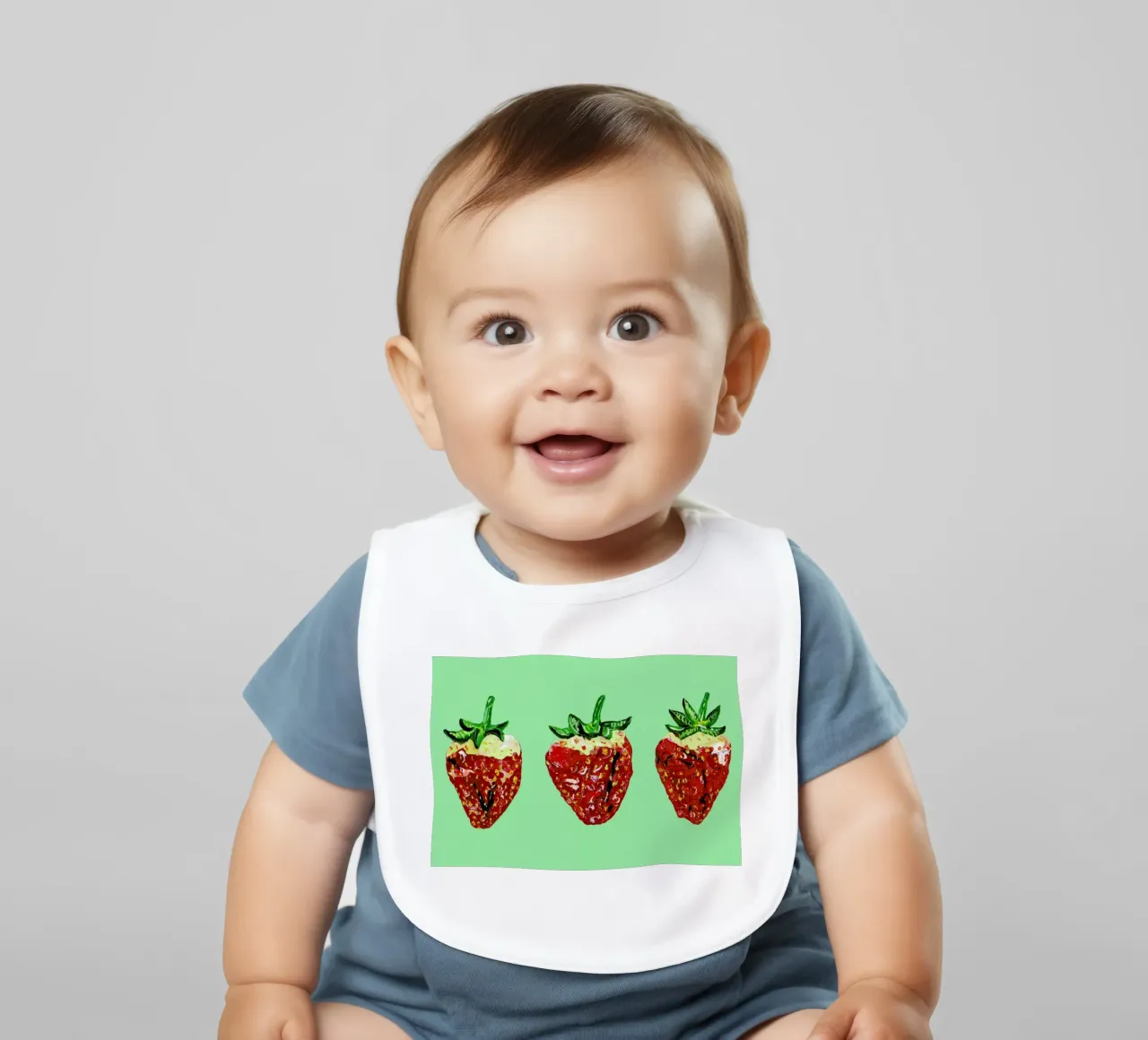 Strawberries bavaglino da Alice Straker