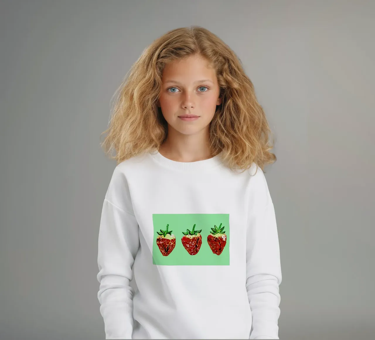 Strawberries sweat enfant de Alice Straker