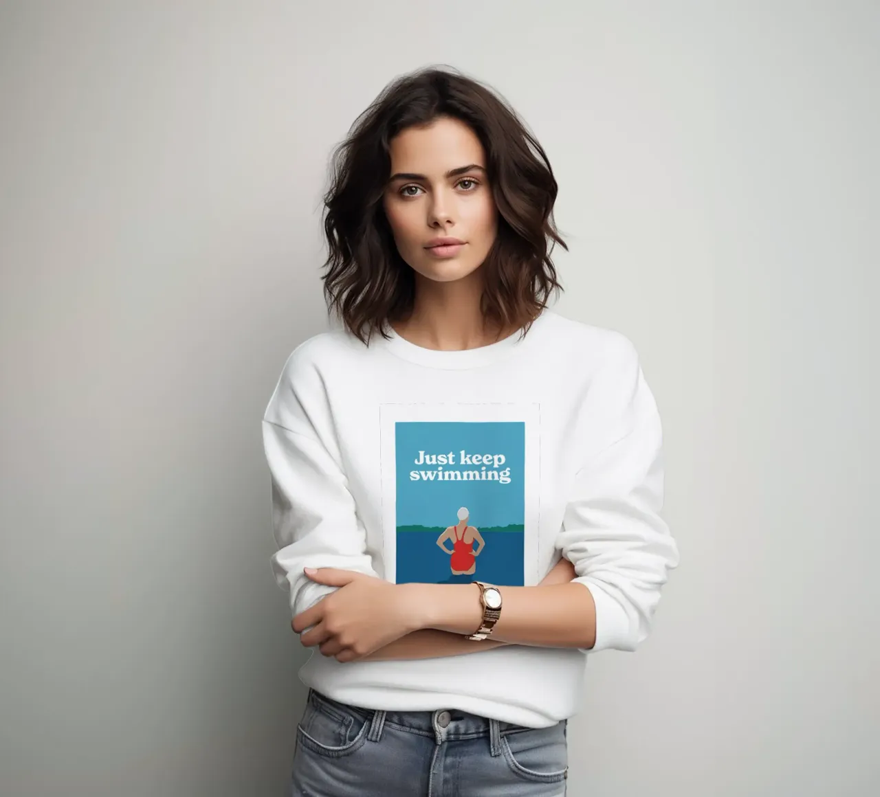 Continua a nuotare felpa da Zoe shop