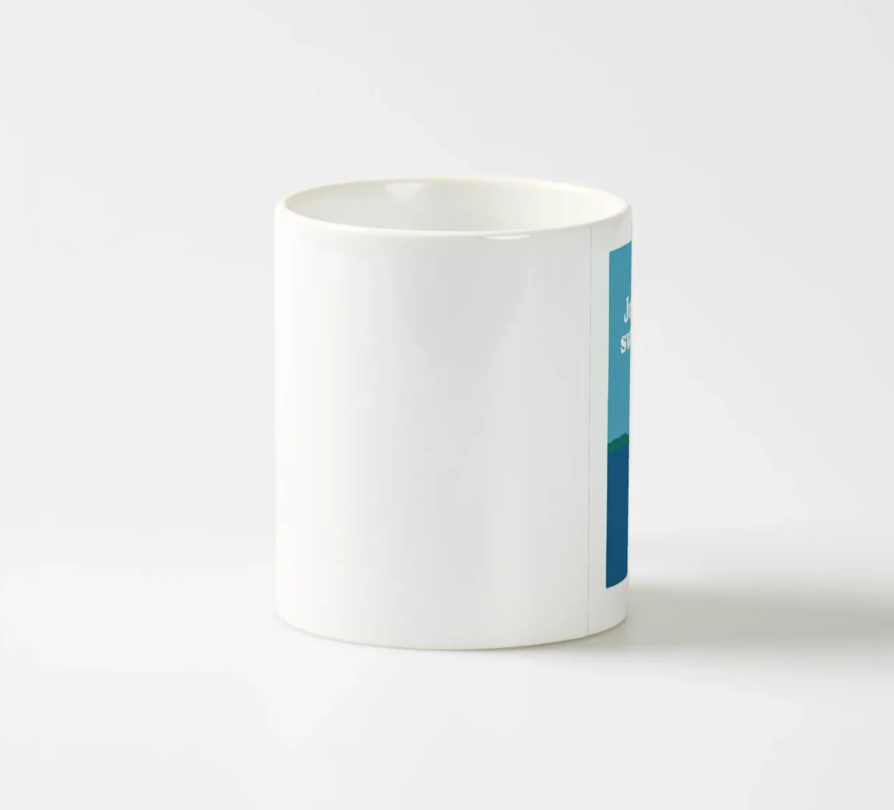 Continua a nuotare tazza in ceramica da Zoe shop