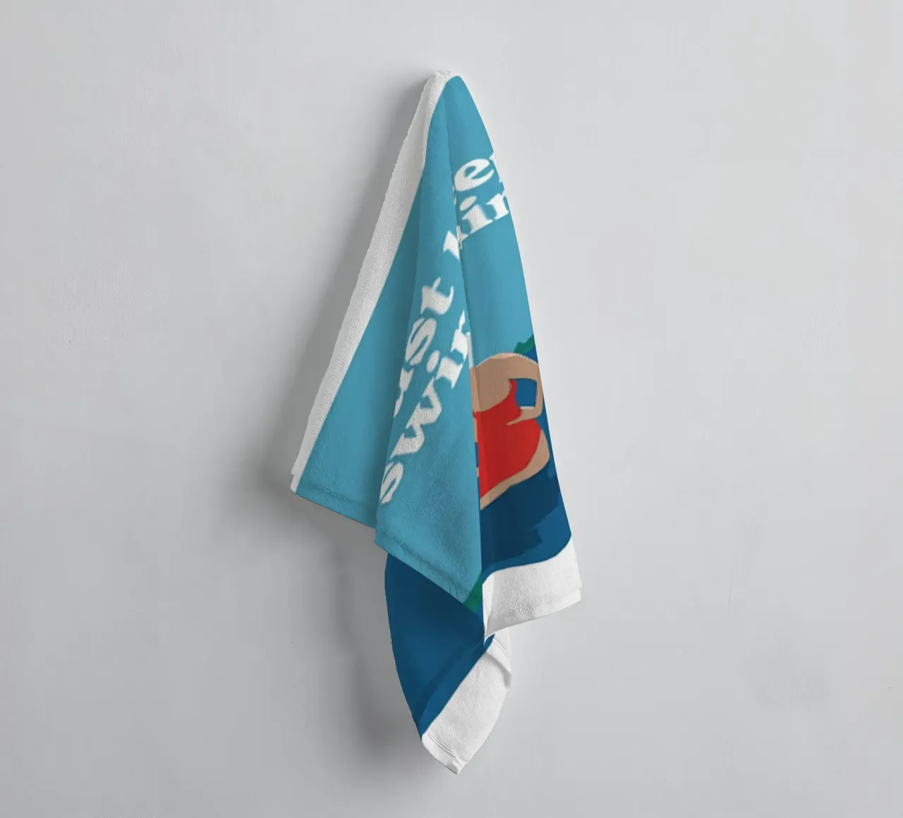 Continua a nuotare asciugamano da bagno da Zoe shop