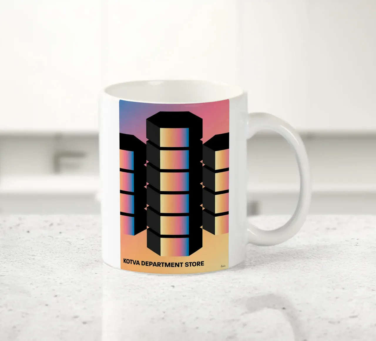 Grandi magazzini Kotva tazza in ceramica da Zoe shop