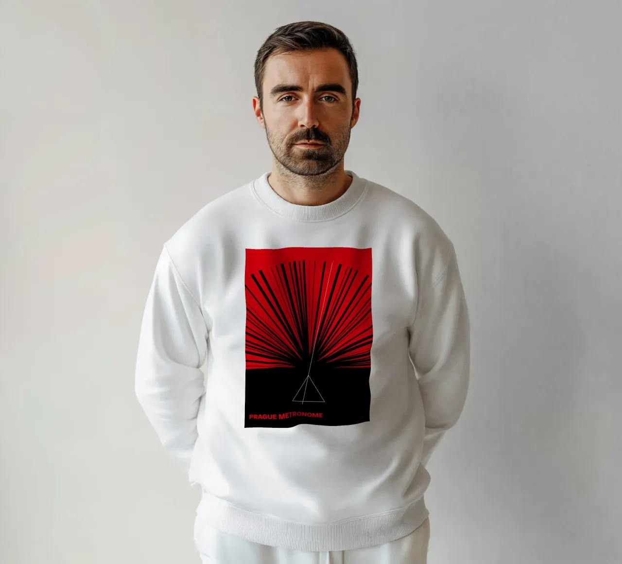 Metronomo di Praga felpa da Zoe shop