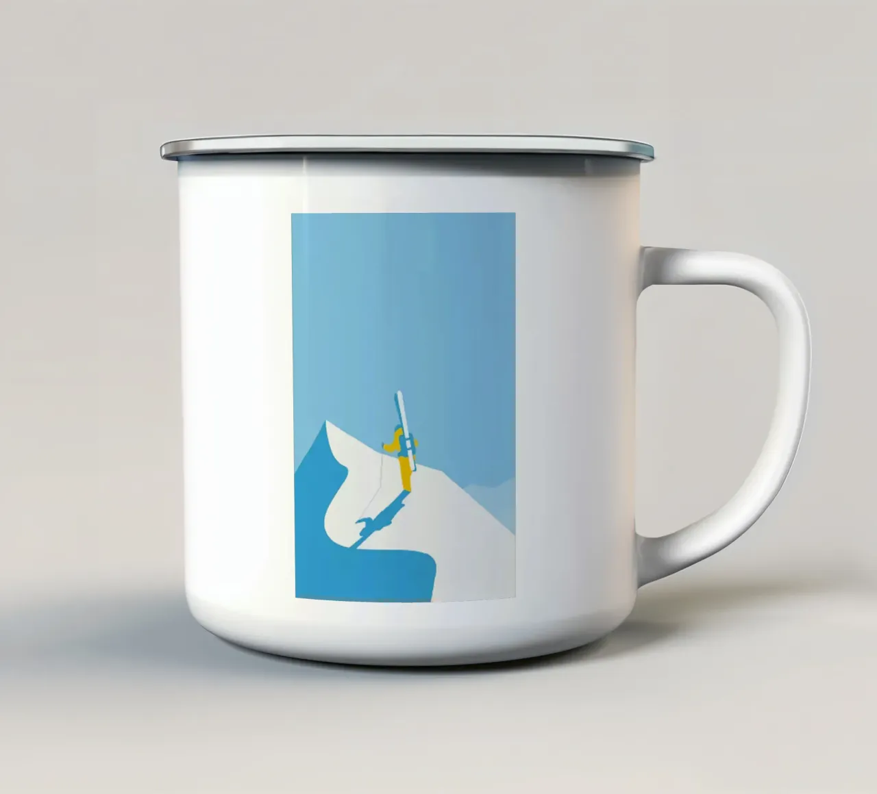 Uomo tazza in smalto da Zoe shop