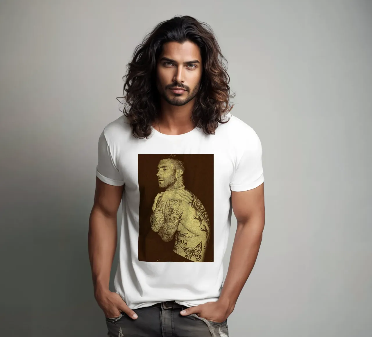 Euforia in acquerello t-shirt da singpentinksale