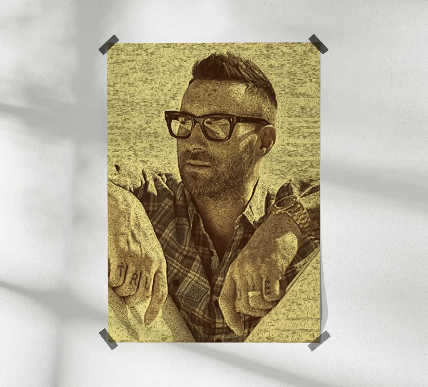 Levine's aura poster van singpentinksale