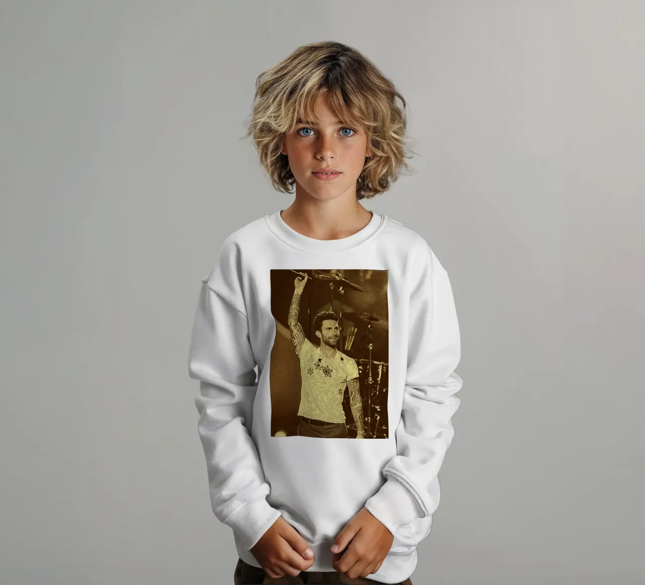 Sogni di microfono d'oro felpa bambino da singpentinksale