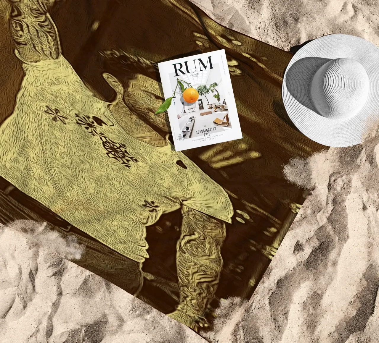 Sogni di microfono d'oro telo mare da singpentinksale