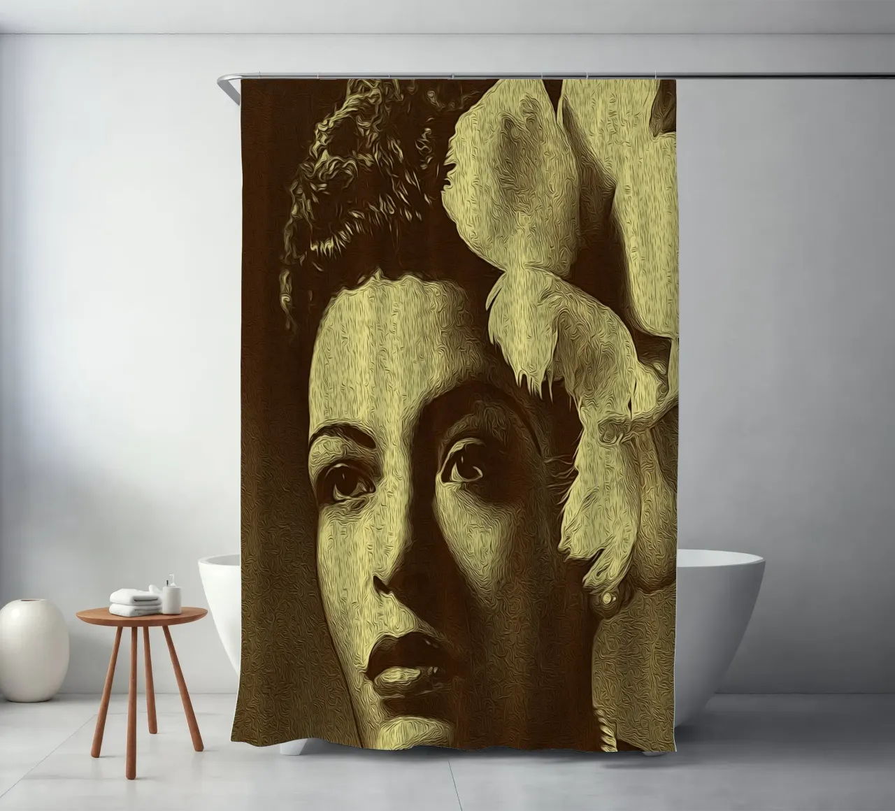 Elegance in Bloom shower curtain by singpentinksale