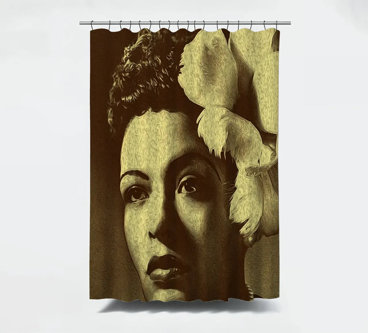Elegance in Bloom shower curtain by singpentinksale