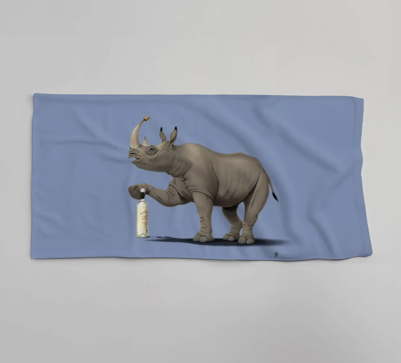 Cork it, Dürer! (Coloured) asciugamano da bagno da Rob Art | Illustration