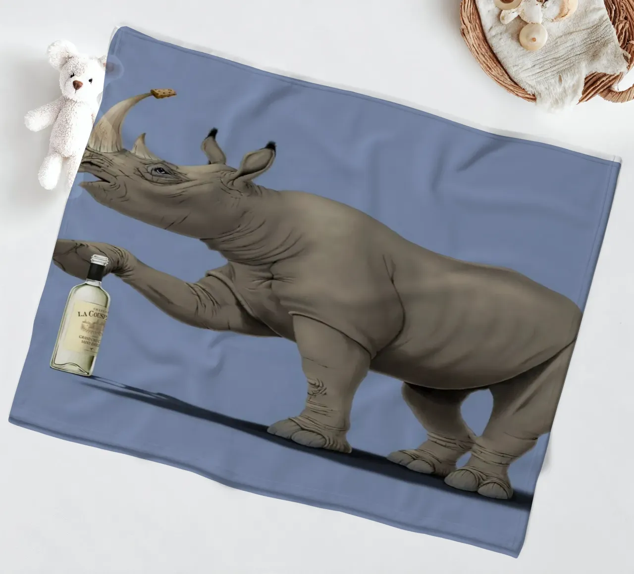 Cork it, Dürer! (Coloured) coperta in pile da Rob Art | Illustration