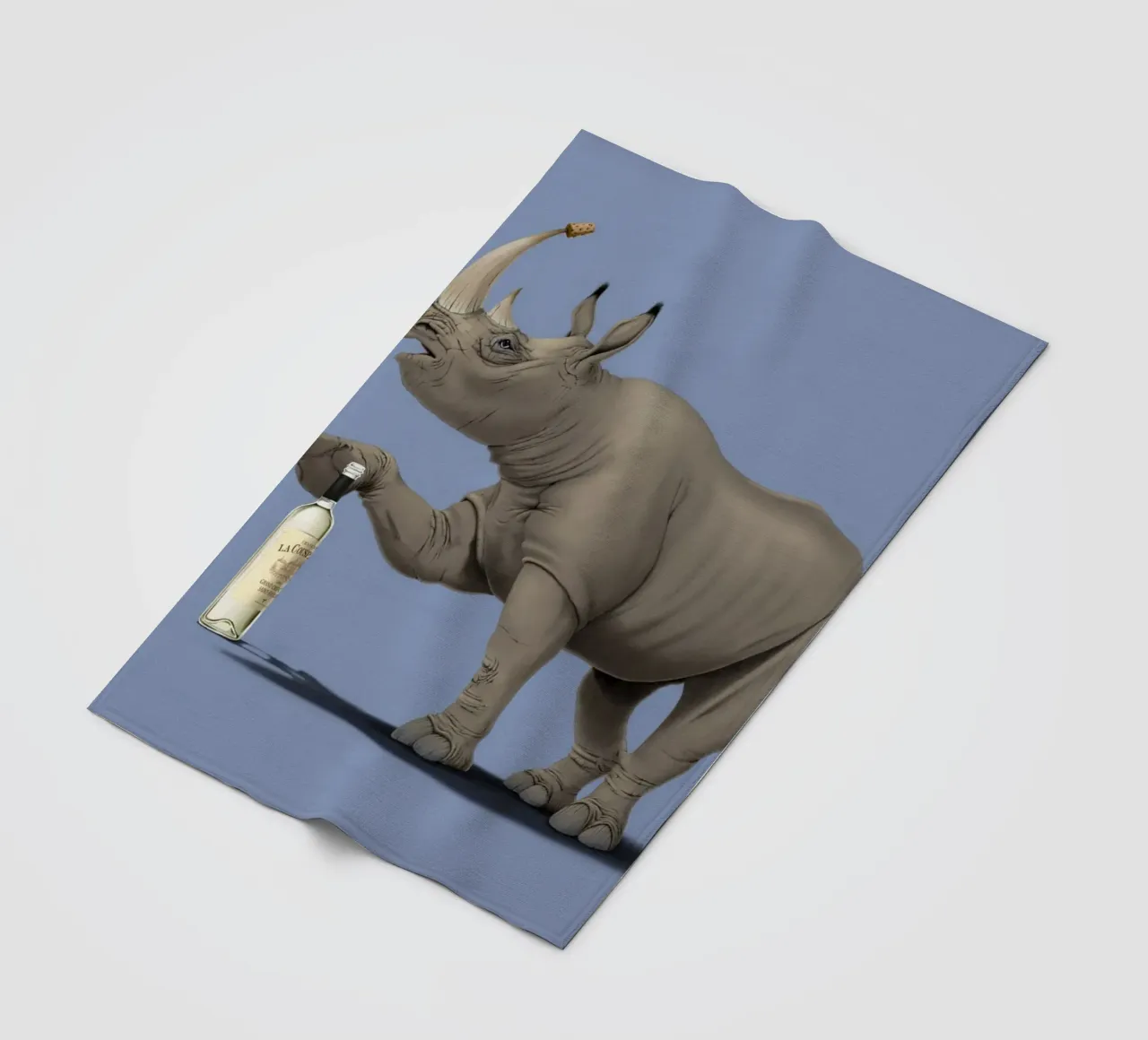 Cork it, Dürer! (Coloured) coperta in pile da Rob Art | Illustration