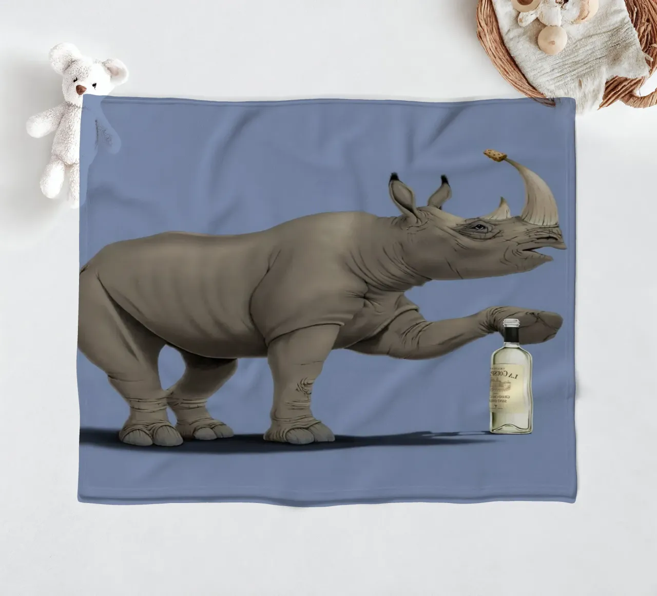 Cork it, Dürer! (Coloured) coperta in pile da Rob Art | Illustration
