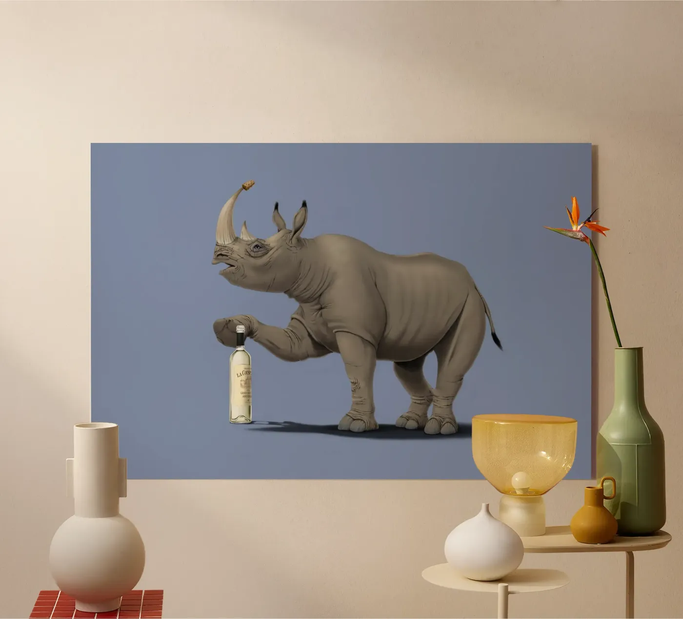 Cork it, Dürer! (Coloured) plexiglass da Rob Art | Illustration