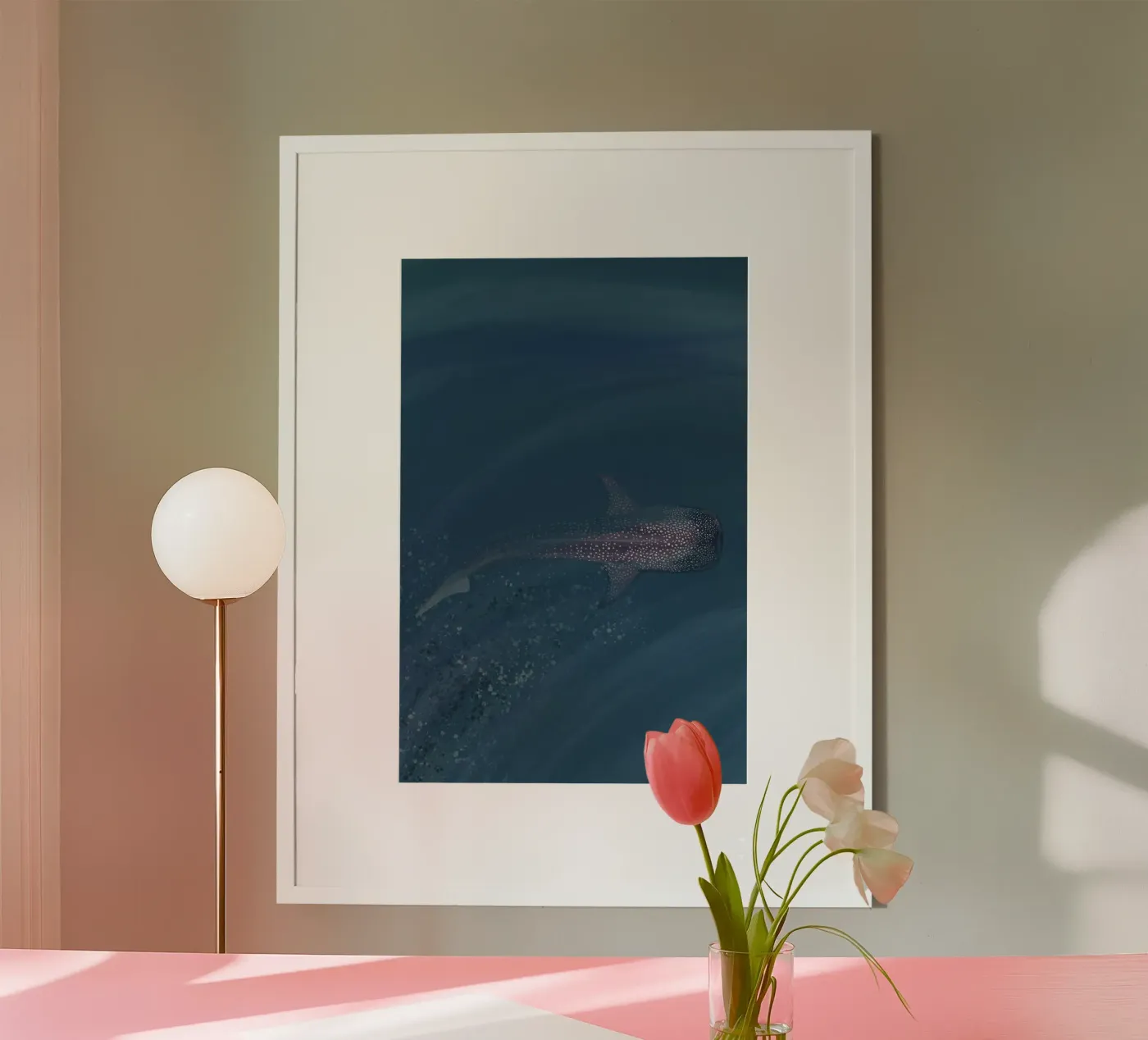 Walhai poster by Anika Merten