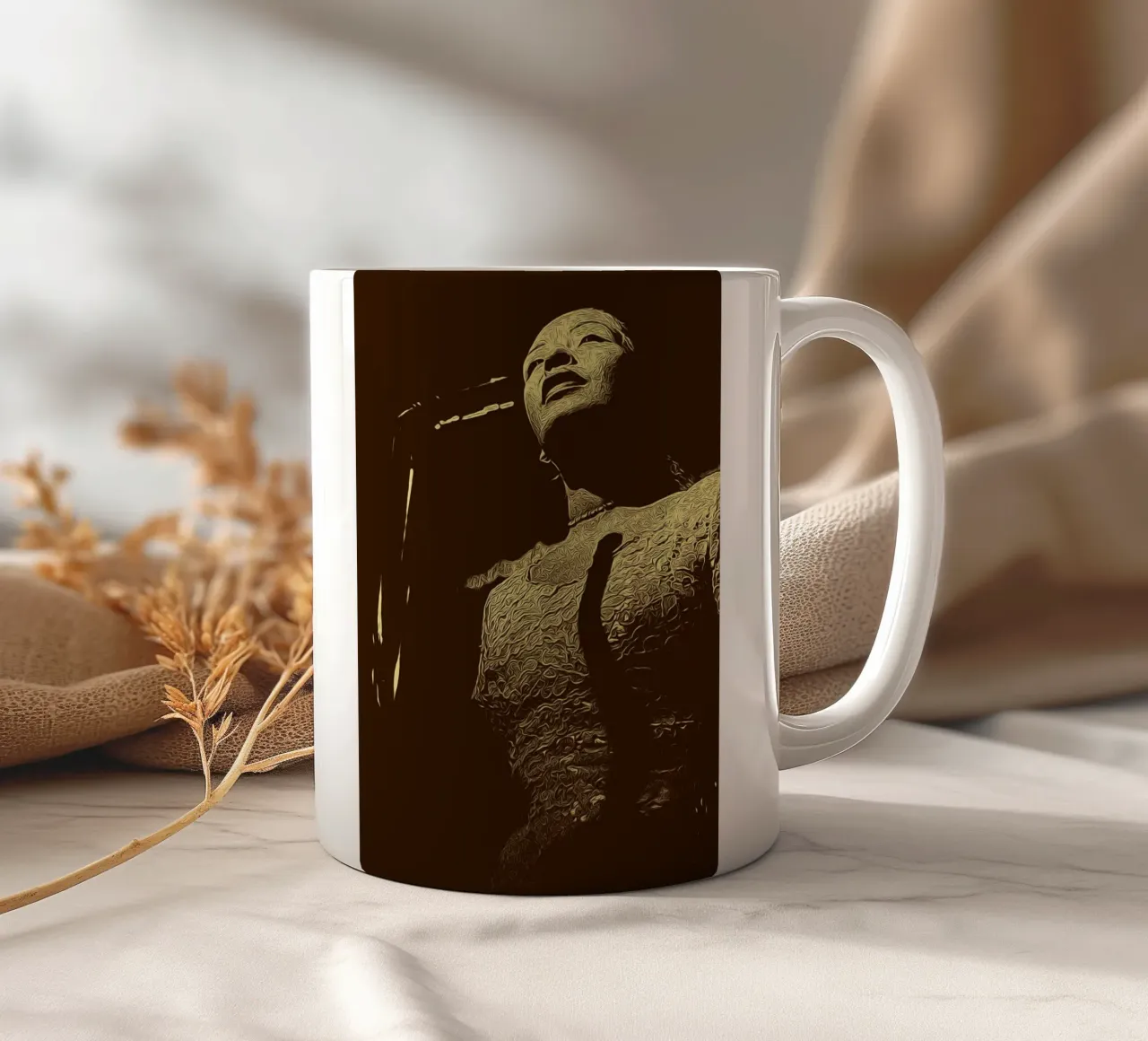 Note di dolore e potere tazza in ceramica da singpentinksale
