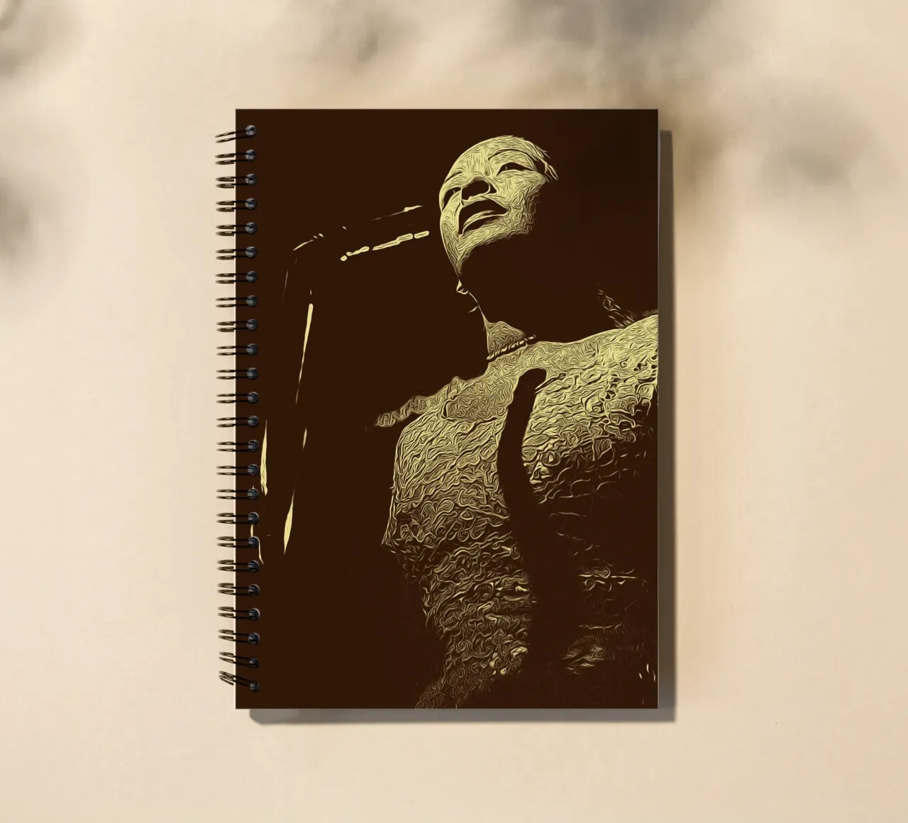 Notes of Pain and Power spiral notebook by singpentinksale