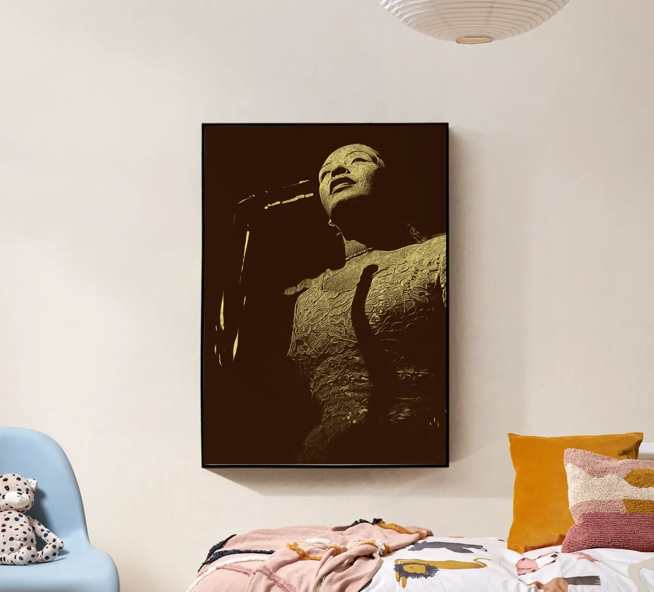 Note di dolore e potere plexiglass da singpentinksale