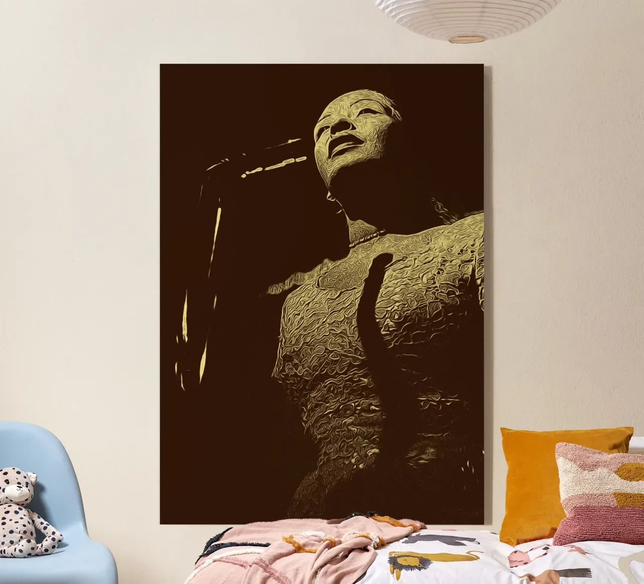 Note di dolore e potere plexiglass da singpentinksale