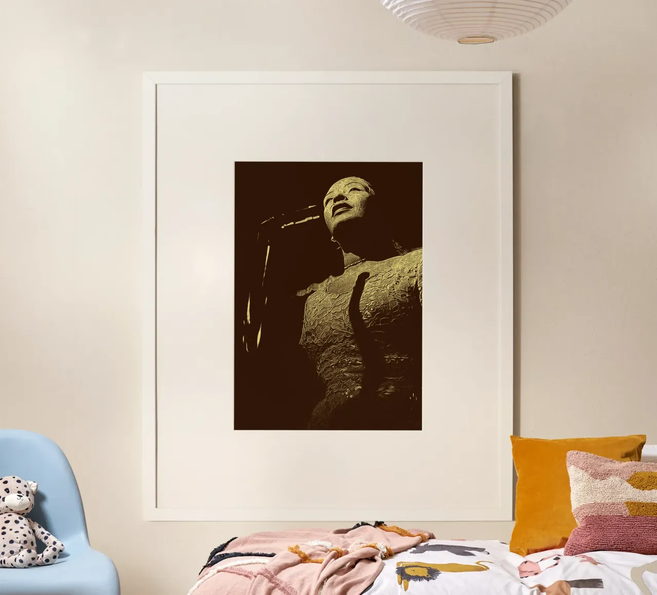 Note di dolore e potere poster da singpentinksale