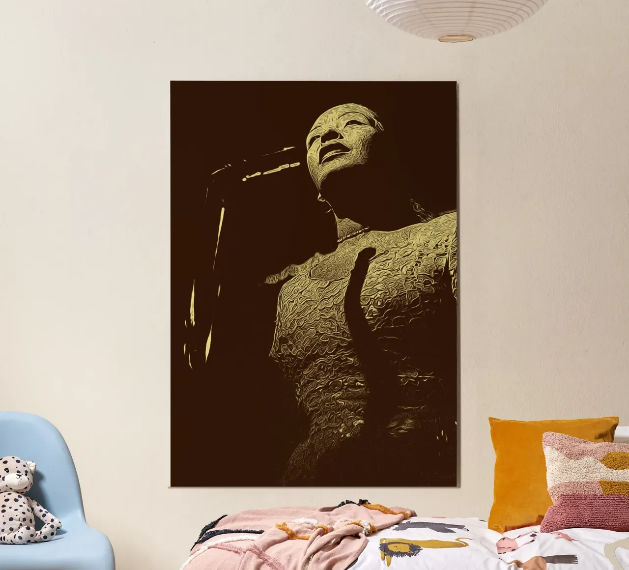 Note di dolore e potere poster da singpentinksale